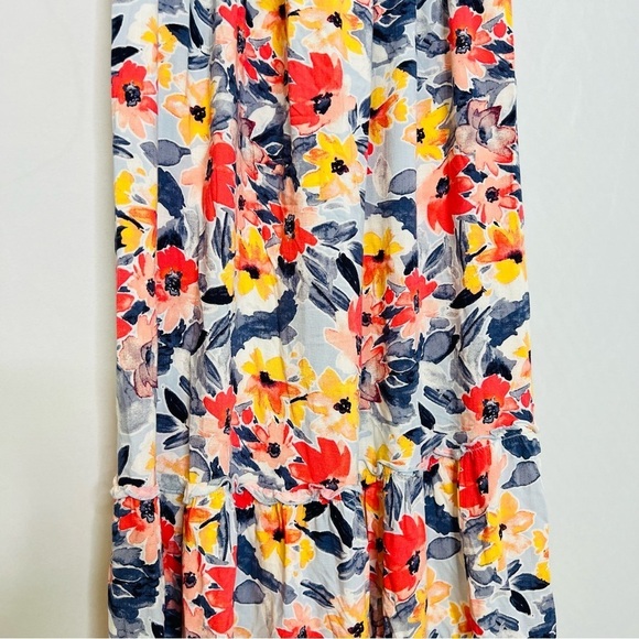 Isabel Maternity by Ingrid & Isabel Floral Smocked Tiered Maxi Dress. Size XS. - Picture 5 of 15